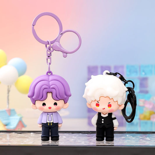 Lads High-End Custom Chibi Cute Mini Plushie Keychain Charms