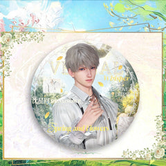 LaDS Double Flash Badge 143-196 - Diameter 75mm 58mm Tinplate Anime Merchandise - merrys