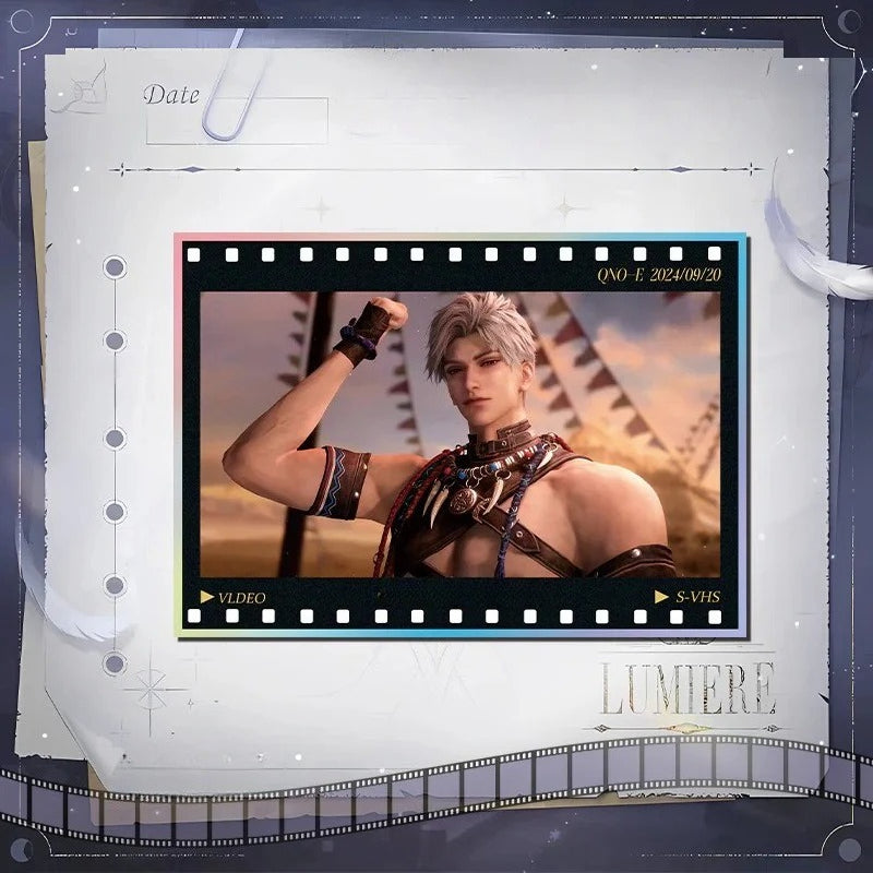 LaDS Acrylic Art Card 38-52 - Large Size 20.5*14.5cm with Holographic Edge Anime Game Merchandise - merrys