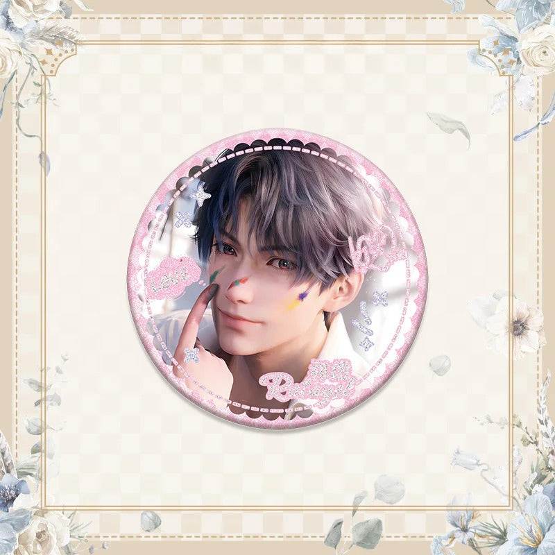 LaDS Double Flash Badge 1-64 - 75mm 58mm Tinplate Anime Merchandise - merrys