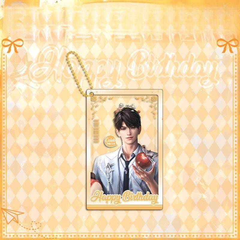 LaDS Caleb Birthday Series Set - Double Flash Badge, Standee Anime Game Acrylic Merchandise - merrys