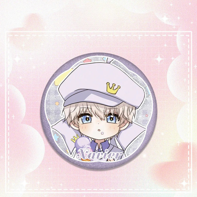 LaDS Collab Series Double Flash Badge - Tinplate 58/75mm Anime Merch - merrys