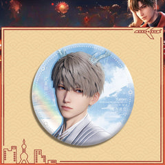 LaDS Double Flash Badge 143-196 - Diameter 75mm 58mm Tinplate Anime Merchandise - merrys