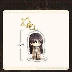 LaDS Zayne End of God Series - Acrylic Sandwich Standee, Art Card, Quicksand Keychain - merrys