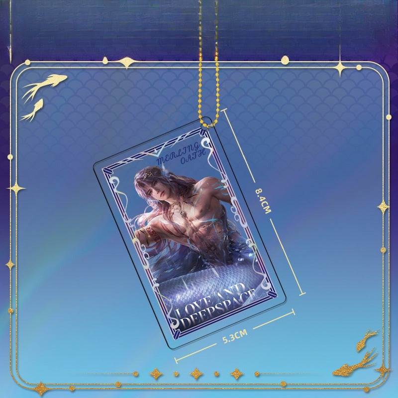 LaDS Rafayel Lemuria Sea God Series - Acrylic Sandwich Standee, Art Card, Quicksand Keychain - merrys