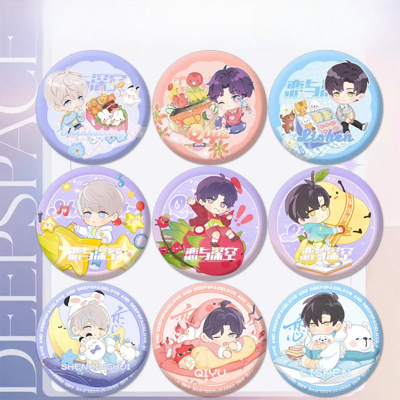 LaDS Series 101 Badge - Chibi Cartoon Character Zayne, Rafayel All Characters Badge Merchandise - merrys