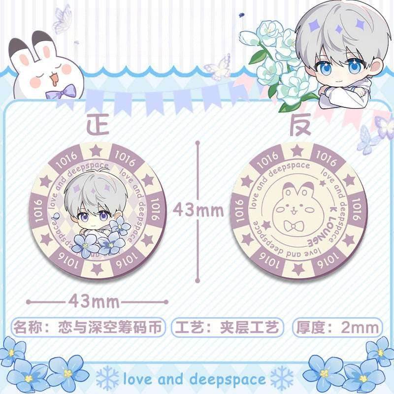 LaDS Acrylic Chip Coin - Sandwich Double-Sided High-Definition Pattern Anime Game Decorative Merchandise - merrys