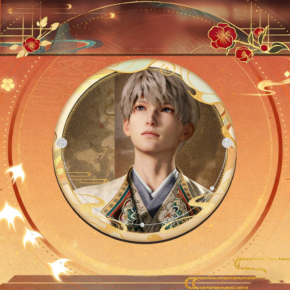 LaDS Double Flash Badge - 75mm 58mm Tinplate Anime Game Merchandise - merrys