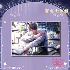 LaDS Acrylic Art Card 116-178 Large Size Holographic Edge 20.5*14.5cm Anime Merchandise - merrys