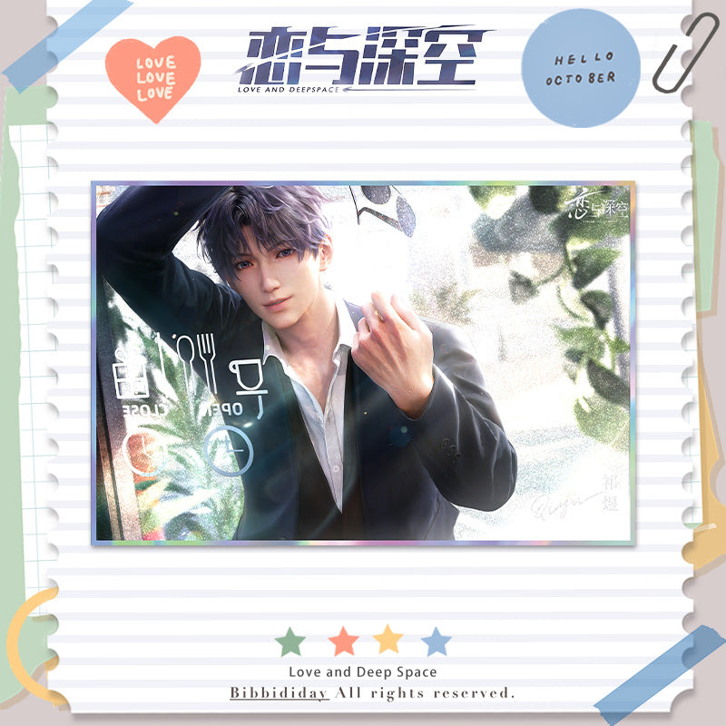 LaDS Series 501 Acrylic Double Flash Art Card - High-Definition Printing Anime Mobile Game Merchandise - merrys