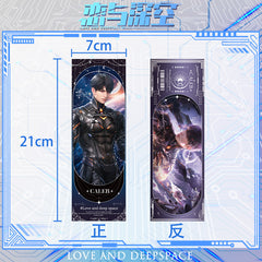 Love and DeepSpace Reverse Summer by Day 21*7cm Reverse Holographic Ticket High-Definition Printing Double-Sided Imaging Anime Merchandise