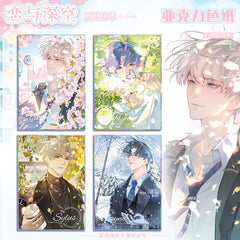 LaDS Original Four Seasons Movement Acrylic Art Card - Large Size 20.5*14.5cm Anime Merchandise - merrys
