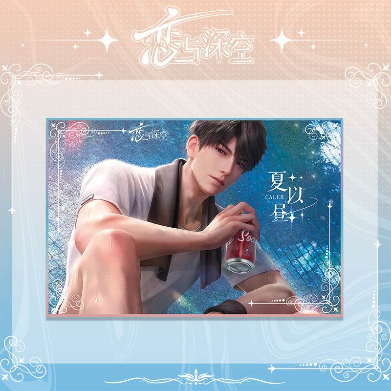 LaDS Series 501 Caleb Acrylic Double Flash Art Card - High-Definition Printing Anime Mobile Game Merchandise - merrys