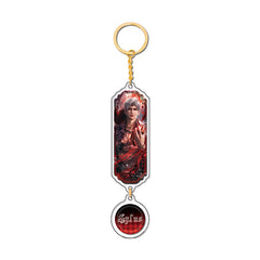LaDS Sandwich Pendant - Golden Acrylic Round Charm Double-Sided High-Definition Game Anime Merchandise - merrys