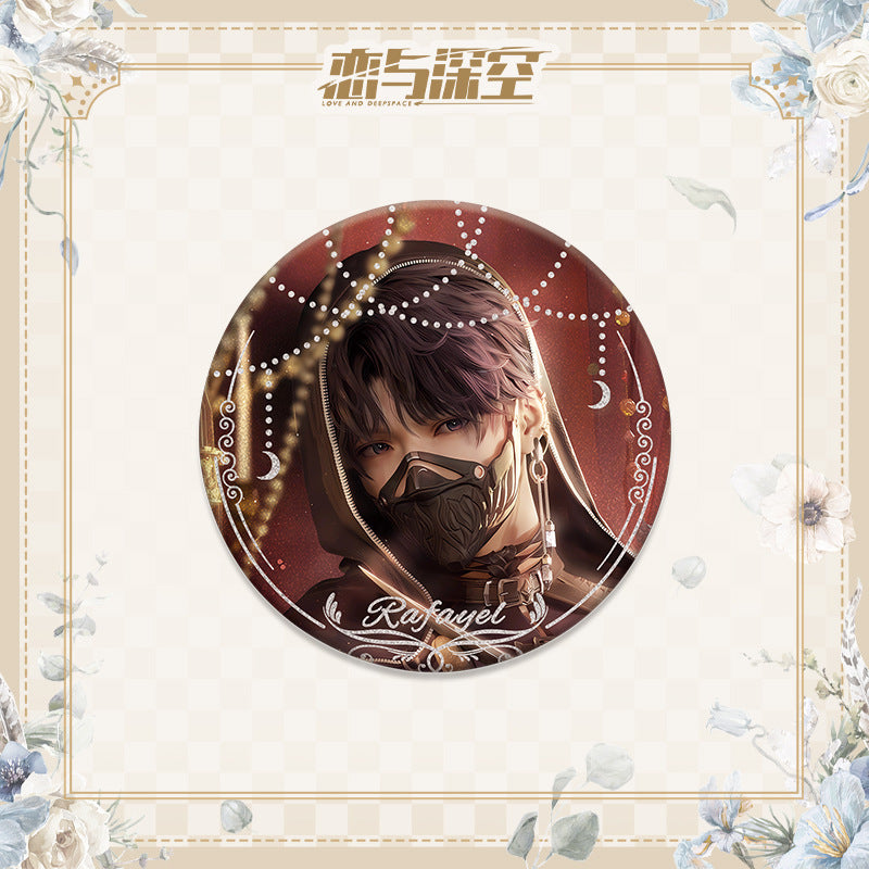 LaDS Double Flash Badge 1-64 - 75mm 58mm Tinplate Anime Merchandise - merrys