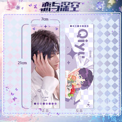 Love and DeepSpace Reverse Holographic Ticket High-Definition Printing Zayne, Xavier, Rafayel Merchandise