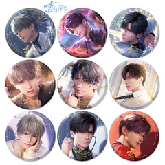 Love and DeepSpace Badge Merchandise - Tinplate Star Fantasy Film Zayne, Rafayel, Xavier Game Merchandise