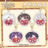 Love and DeepSpace Original Chibi Big Mouth Shaker Keychain Double-Sided Pattern Creative Acrylic Merchandise Charm