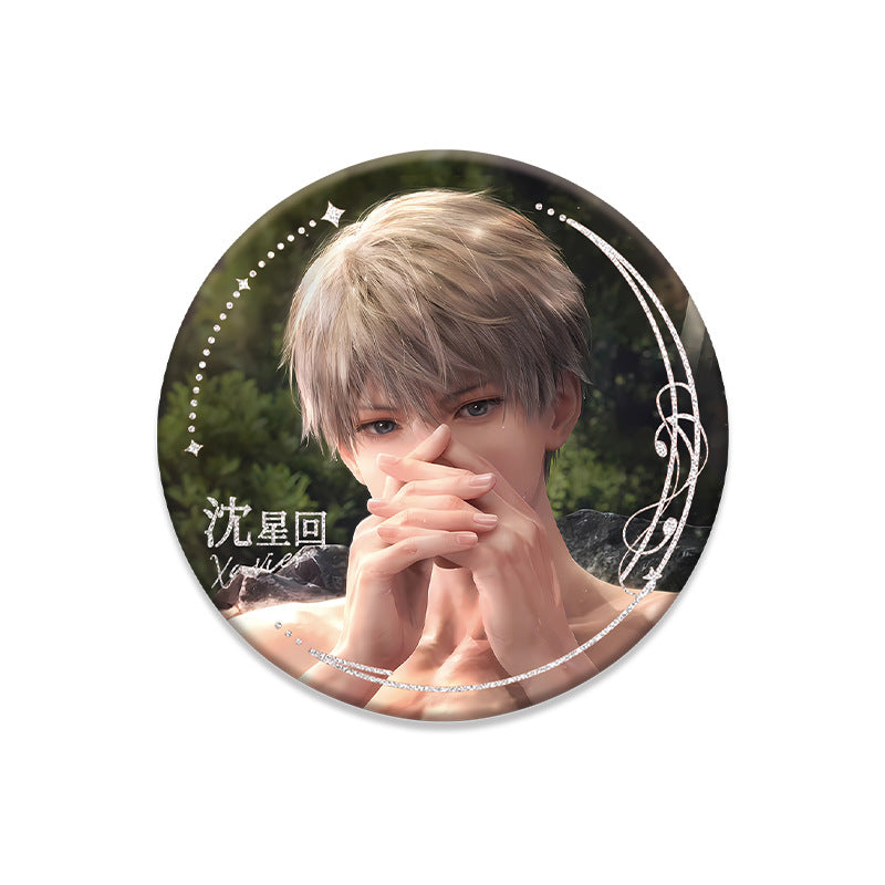 LaDS Double Flash Badge 1-64 - 75mm 58mm Tinplate Anime Merchandise - merrys