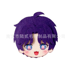 LaDS Doujin Otome Game Merchandise - Handmade Badge (Zayne, Xavier, Rafayel), Hair Clip, Non-woven Fabric Charm - merrys