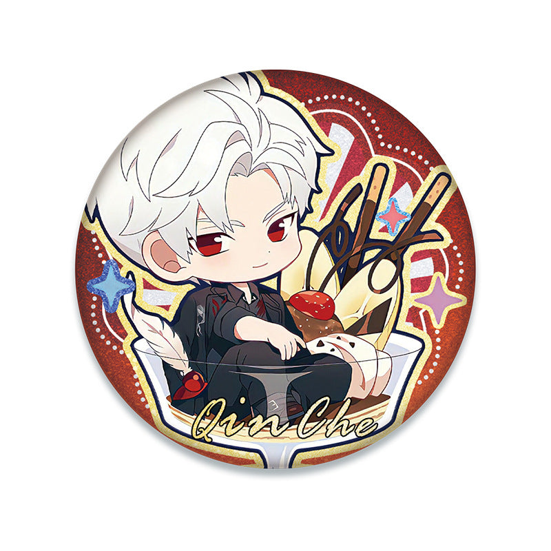 LaDS Double Flash Badge 123-126 - PET Material 75mm 58mm Tinplate Anime Merchandise - merrys