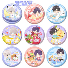 Love and DeepSpace Series 101 Badge - Chibi Cartoon Character Zayne, Rafayel All Characters Badge Merchandise - merrys