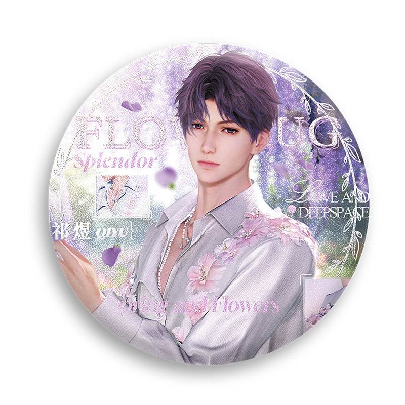 LaDS Double Flash Badge 192-196 - PET Material, 75mm 58mm Tinplate Anime Merchandise - merrys