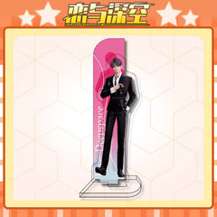 LaDS 12cm Double-Sided Insert Standee - Anime Acrylic Desktop Decoration, Sandwich Craft, Combined Illustration - merrys