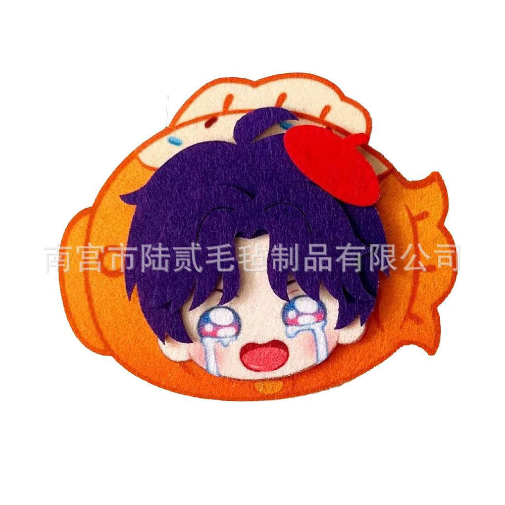 LaDS Doujin Otome Game Merchandise - Handmade Badge (Zayne, Xavier, Rafayel), Hair Clip, Non-woven Fabric Charm - merrys