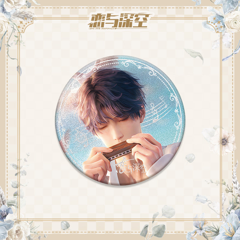 LaDS Double Flash Badge 1-64 - 75mm 58mm Tinplate Anime Merchandise - merrys