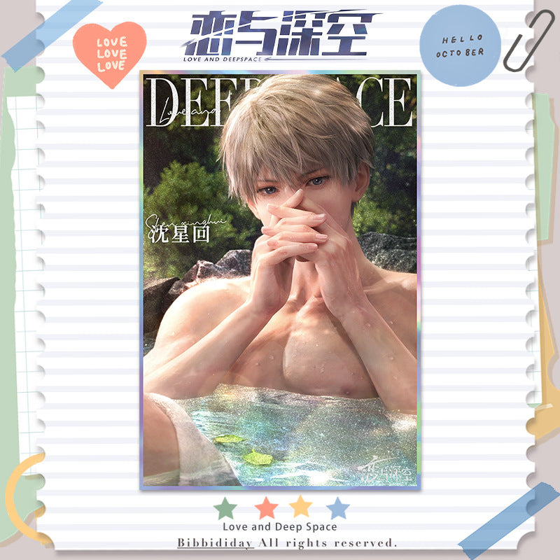 LaDS Series 501 Acrylic Double Flash Art Card - High-Definition Printing Anime Mobile Game Merchandise - merrys