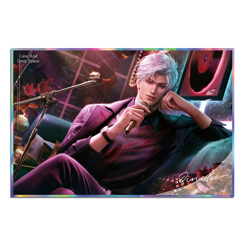 LaDS Co-branded with Mandy Acrylic Double Flash Art Card - High-Definition Printing Anime Merchandise - merrys