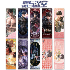 Love and DeepSpace Reverse Summer by Day 21*7cm Reverse Holographic Ticket High-Definition Printing Double-Sided Imaging Anime Merchandise