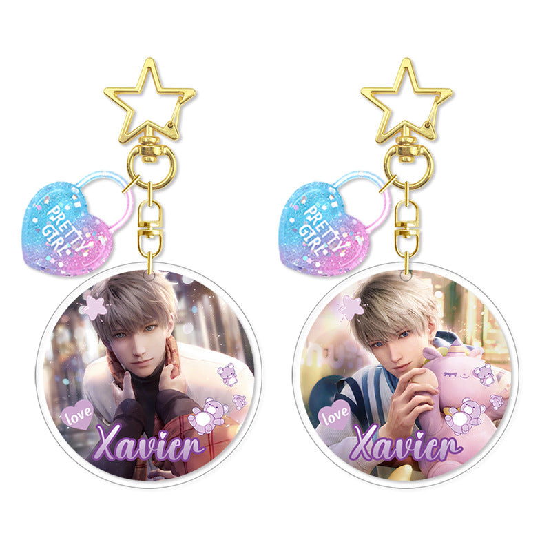LaDS Lenticular Keychain - 3D Transformation Zayne, Rafayel, Xavier Game Anime Merchandise - merrys