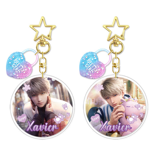 LaDS Lenticular Keychain - 3D Transformation Zayne, Rafayel, Xavier Game Anime Merchandise - merrys