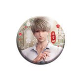 Love and DeepSpace Double Flash Badge - 75mm 58mm Tinplate Anime Game Merchandise - merrys