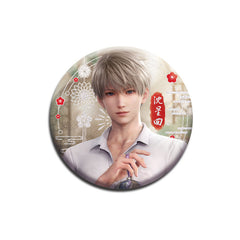Love and DeepSpace Double Flash Badge - 75mm 58mm Tinplate Anime Game Merchandise