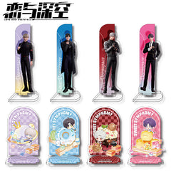 Love and DeepSpace 12cm Double-Sided Insert Standee - Anime Acrylic Desktop Decoration, Sandwich Craft, Combined Illustration