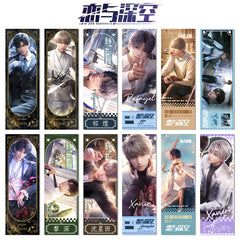 Love and DeepSpace Reverse Holographic Ticket High-Definition Printing Zayne, Xavier, Rafayel Merchandise