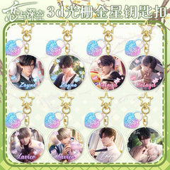 LaDS Lenticular Keychain - 3D Transformation Zayne, Rafayel, Xavier Game Anime Merchandise - merrys