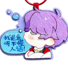 LaDS Doujin Otome Game Merchandise - Handmade Badge (Zayne, Xavier, Rafayel), Hair Clip, Non-woven Fabric Charm - merrys