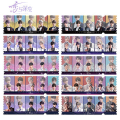 Love and DeepSpace Stained Glass Quicksand Ticket Stub - Fine Sand Glitter Injection Molded Anime Merchandise