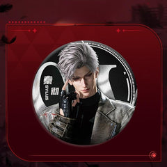 LaDS Sylus Double Flash Badge - All Characters 75mm 58mm Tinplate Anime Merchandise - merrys