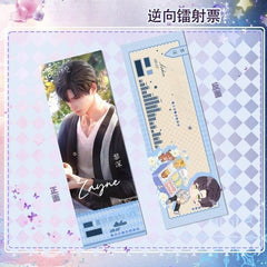 LaDS Reverse Holographic Ticket High-Definition Printing Zayne, Xavier, Rafayel Merchandise - merrys