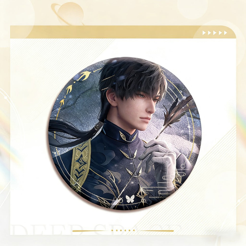 LaDS Double Flash Badge - 75mm 58mm Tinplate Anime Game Merchandise - merrys