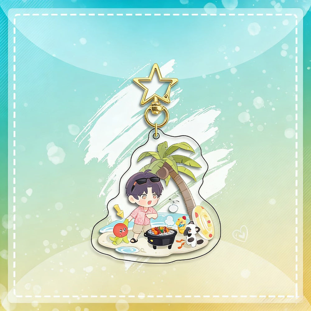 LaDS Chibi Keychain Star Buckle Charm - Rafayel, Xavier Merchandise - merrys
