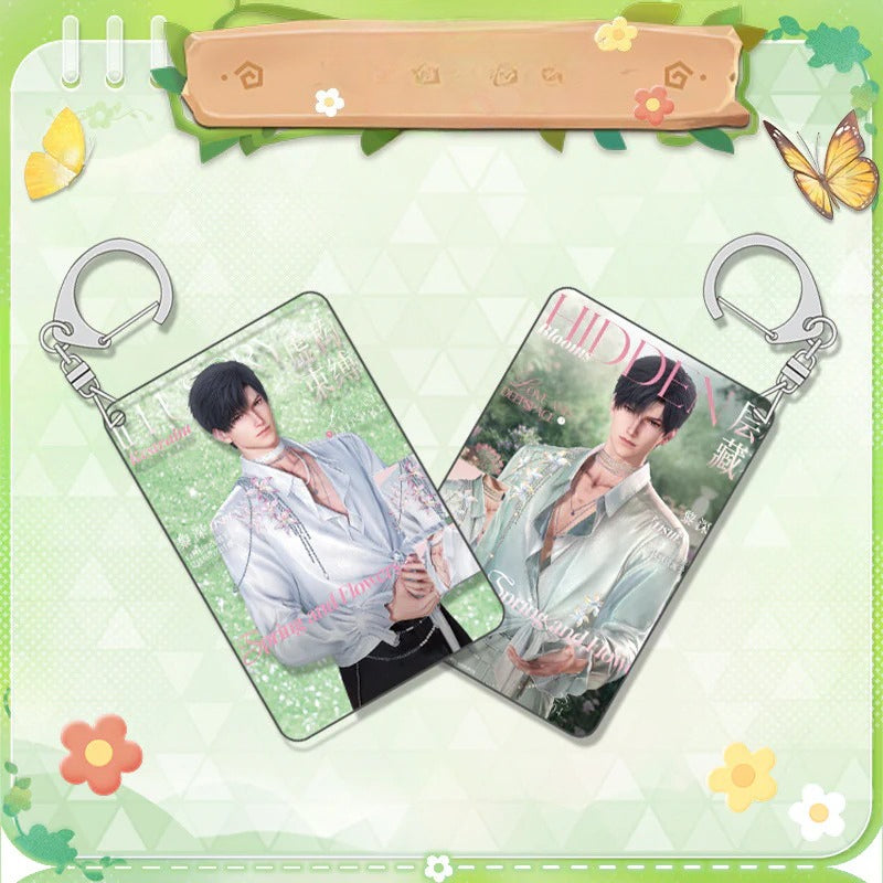 LaDS Shaker Mahjong Charm Keychain - Zayne, Rafayel, Xavier Anime Merch - merrys