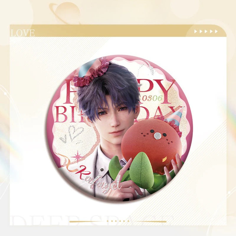 LaDS Double Flash Badge 81-105 - All Characters 75mm 58mm Tinplate Game Merchandise - merrys