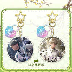 LaDS Lenticular Keychain - 3D Transformation Zayne, Rafayel, Xavier Game Anime Merchandise - merrys