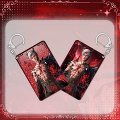 LaDS Sylus Abyss Ruler Acrylic Sandwich Standee, Double Flash Badge, Art Card, Quicksand Keychain - merrys